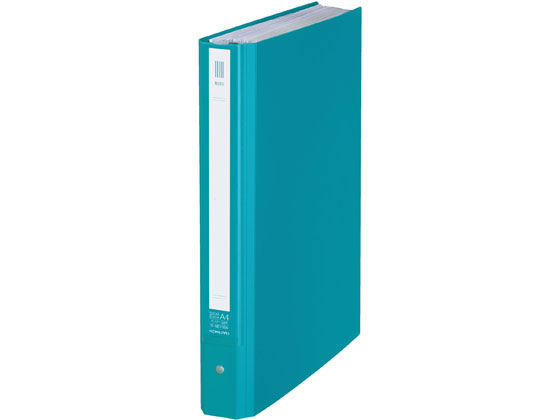 コクヨ クリヤーブック(NEOS)替紙式 ワイド A4 30穴 ターコイズブルー 1冊(ご注文単位1冊)【直送品】