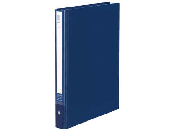 コクヨ クリヤーブック(NEOS)替紙式 ワイド A4 30穴 ネイビー 1冊(ご注文単位1冊)【直送品】