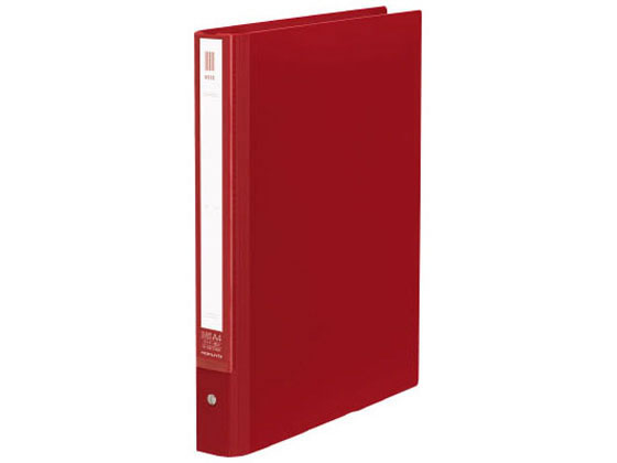 コクヨ クリヤーブック(NEOS)替紙式 ワイド A4 30穴 カーマインレッド 1冊(ご注文単位1冊)【直送品】