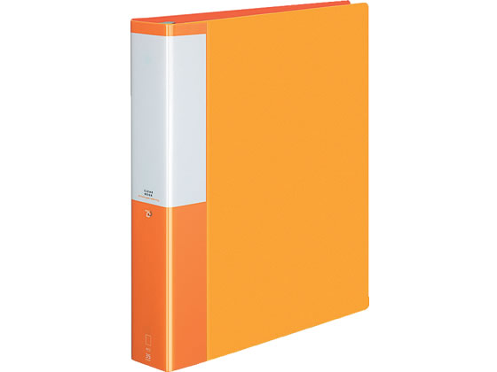 コクヨ クリヤーブック POSITY差替式A4 30穴背幅53 オレンジ 1冊(ご注文単位1冊)【直送品】