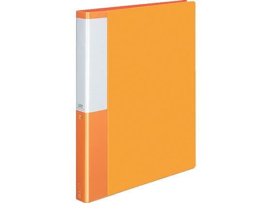 コクヨ クリヤーブック POSITY差替式A4 30穴背幅33 オレンジ 1冊(ご注文単位1冊)【直送品】