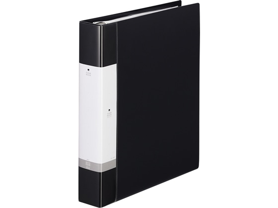 リヒトラブ リクエスト クリアーブック差替式A4 30穴 背幅50 黒 1冊(ご注文単位1冊)【直送品】