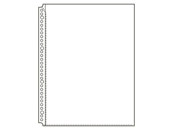 リヒトラブ SMART FIT クリヤーポケットリフィル A4タテ 30穴 10枚 1パック（ご注文単位1パック)【直送品】