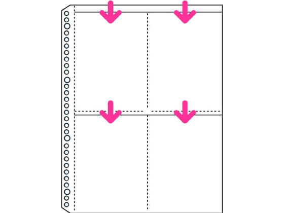 コクヨ A4リフィル4ポケット(ポストカードホルダー)A4 2・4・30穴 10枚 1パック（ご注文単位1パック)【直送品】