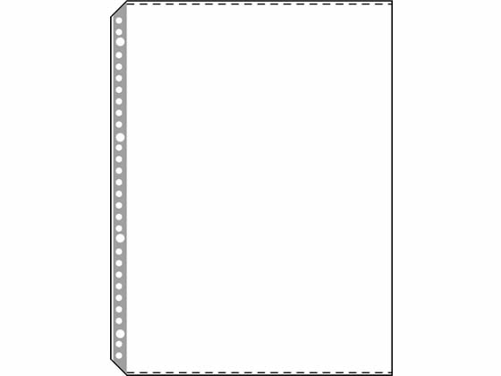 コクヨ クリヤーブック替紙〈セキュリティロック〉A4 2・30穴 20枚 1冊(ご注文単位1冊)【直送品】