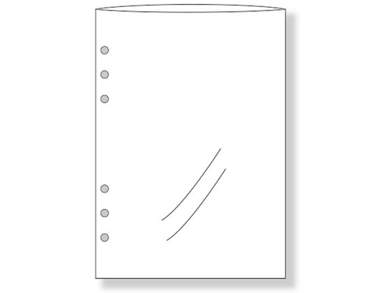 レイメイ A5サイズリフィル P.Pポケット 6穴 10枚 WWAR318 1パック(ご注文単位1パック)【直送品】