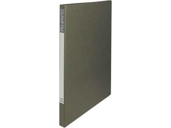 ビュートン クランプファイル 紙 A4タテ とじ厚10mm ダークグレー 1冊(ご注文単位1冊)【直送品】