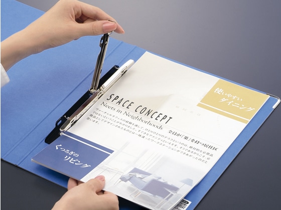 コクヨ ジャンボレバーファイル(Z式) A4タテ とじ厚15mm 青 10冊 1箱（ご注文単位1箱)【直送品】