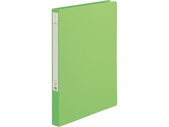 リヒトラブ パンチレスファイルHEAVYDUTY A4タテ 背幅25mm 黄緑 1冊（ご注文単位1冊)【直送品】