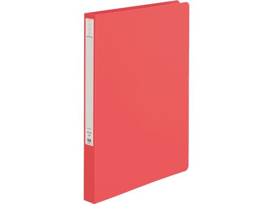 リヒトラブ パンチレスファイルHEAVYDUTY A4タテ 背幅25mm 赤 1冊（ご注文単位1冊)【直送品】