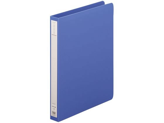 リヒトラブ パンチレスファイルHEAVYDUTY A5タテ 背幅25mm 藍 1冊（ご注文単位1冊)【直送品】