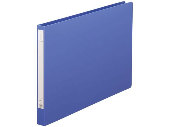 リヒトラブ パンチレスファイルHEAVYDUTY B4ヨコ 背幅25mm 藍 1冊（ご注文単位1冊)【直送品】