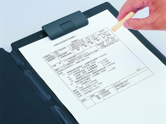 リヒトラブ クリップファイル〈捺印対応〉 A4タテ 短辺とじ 黒 1冊(ご注文単位1冊)【直送品】