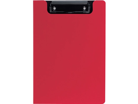 セキセイ クリップファイル発泡美人A5 短辺とじ レッド 1冊（ご注文単位1冊)【直送品】