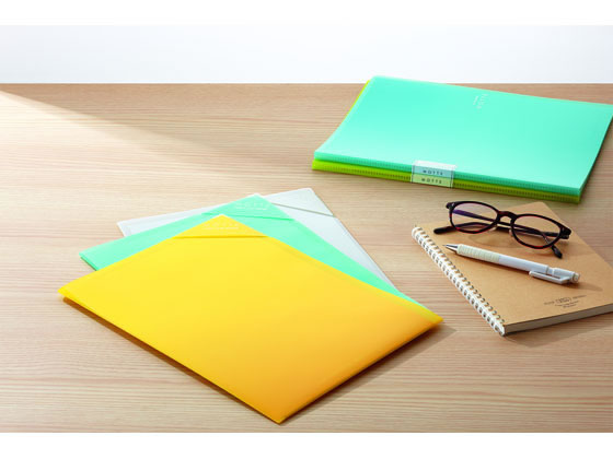 コクヨ ハードクリヤーホルダー〈モッテ〉A4 紫 フ-LMD750V 1枚(ご注文単位1枚)【直送品】