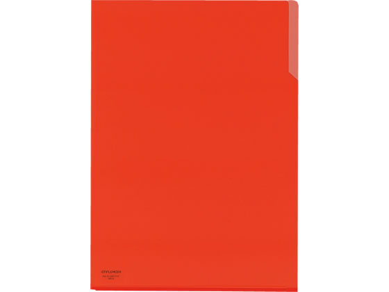 コクヨ クリヤーホルダー〈10〉PP A4タテ オレンジ 5枚 フ-T750-3 1パック（ご注文単位1パック)【直送品】