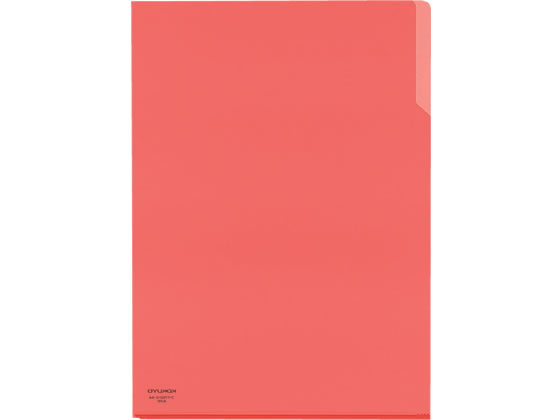 コクヨ クリヤーホルダー〈10〉PP A4タテ さんご 5枚 フ-T750-0 1パック（ご注文単位1パック)【直送品】