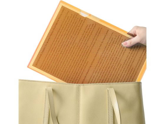 プラス クリアーホルダー カモフラージュ ハード仕切付 A4 オレンジ 89573 1枚（ご注文単位1枚)【直送品】