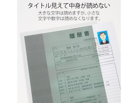プラス 仕切り付ホルダー カモフラージュ 3ポケット A4 ホワイト 89585 1枚(ご注文単位1枚)【直送品】
