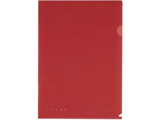 プラス ブラインドホルダー 不透明 A4 レッド 88494 FL-109CH 1枚(ご注文単位1枚)【直送品】