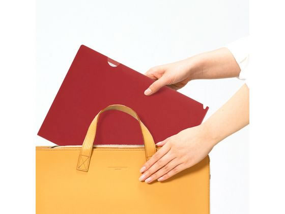 プラス ブラインドホルダー 不透明 A4 レッド 88494 FL-109CH 1枚(ご注文単位1枚)【直送品】