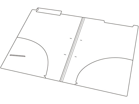 リヒトラブ カルテフォルダー ダブルポケット A4 50枚 HK712 1箱（ご注文単位1箱)【直送品】