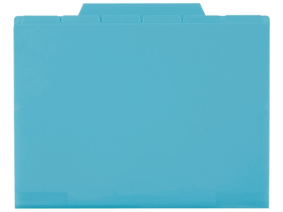 セキセイ アクティフ 6インデックスフォルダー A4 ブルー ACT90610 1冊（ご注文単位1冊)【直送品】