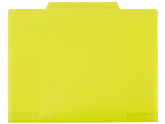 セキセイ アクティフ 6インデックスフォルダー A4 ライトグリーン ACT90633 1冊（ご注文単位1冊)【直送品】