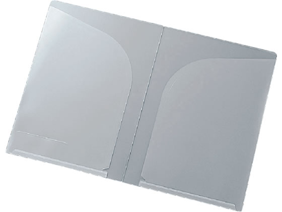 キングジム クリアーホルダー2ポケット A4タテ 乳白 10枚 793-10ニユ 1