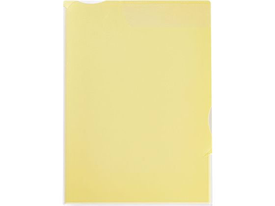 キングジム スーパーハードホルダー マチ付 A4 黄 CN758キイ 1枚（ご注文単位1枚)【直送品】