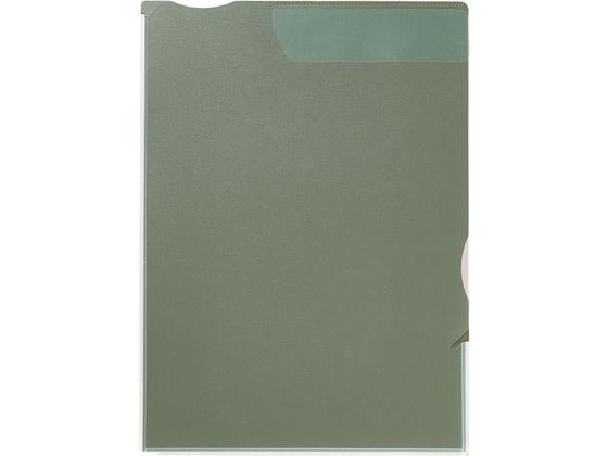 キングジム スーパーハードホルダー マチ付 A4 緑 CN758ミト 1枚（ご注文単位1枚)【直送品】