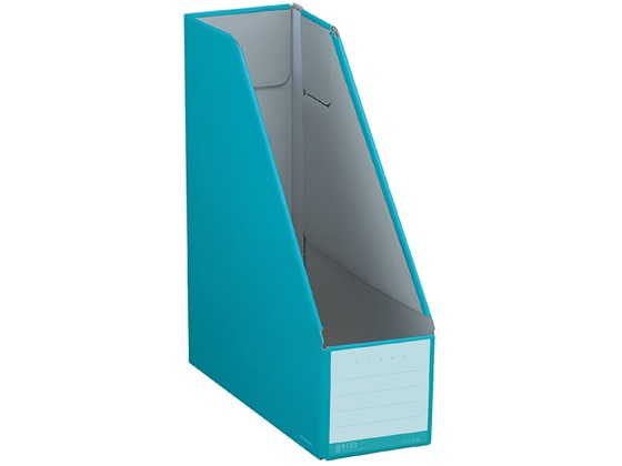 コクヨ ファイルボックス〈NEOS〉スタンド A4タテ ターコイズブルー 1個(ご注文単位1個)【直送品】
