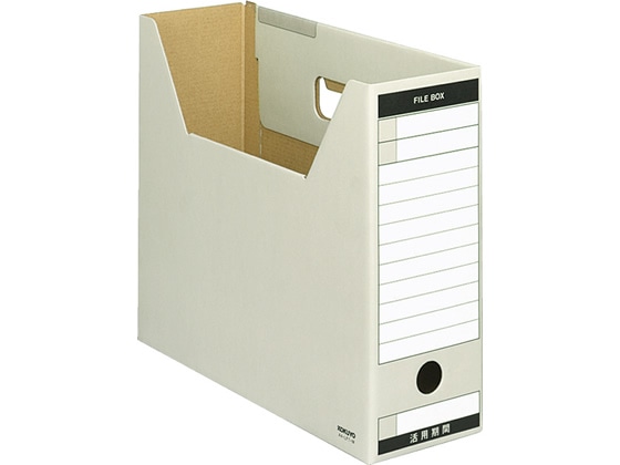 コクヨ ファイルボックス-FS〈Tタイプ〉A4ヨコ 背幅102mm グレー 1冊(ご注文単位1冊)【直送品】
