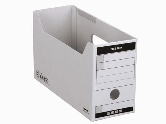 コクヨ ファイルボックス-FS〈Bタイプ〉B4 1/3ヨコ グレー 1冊(ご注文単位1冊)【直送品】