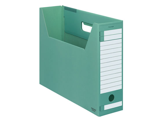 コクヨ ファイルボックス-FS〈Dタイプ〉B4ヨコ 背幅102mm 緑 1冊(ご注文単位1冊)【直送品】