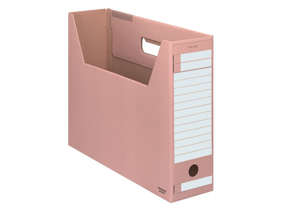 コクヨ ファイルボックス-FS〈Dタイプ〉B4ヨコ 背幅102mm ピンク 1冊(ご注文単位1冊)【直送品】
