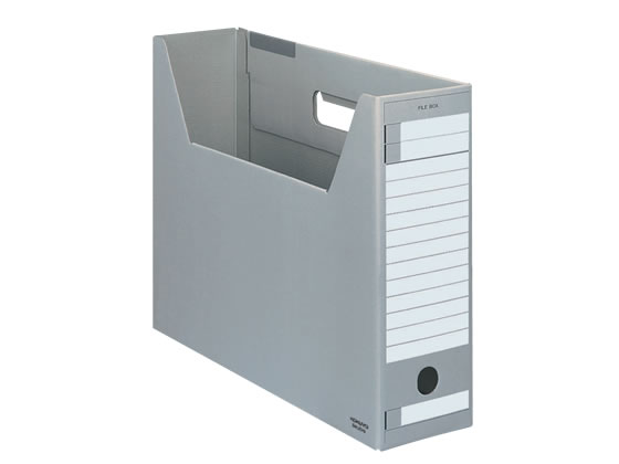コクヨ ファイルボックス-FS〈Dタイプ〉B4ヨコ 背幅102mm グレー 1冊(ご注文単位1冊)【直送品】