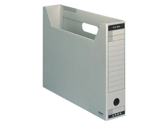 コクヨ ファイルボックス-FS〈Bタイプ〉B4ヨコ 背幅75mm グレー 1冊(ご注文単位1冊)【直送品】