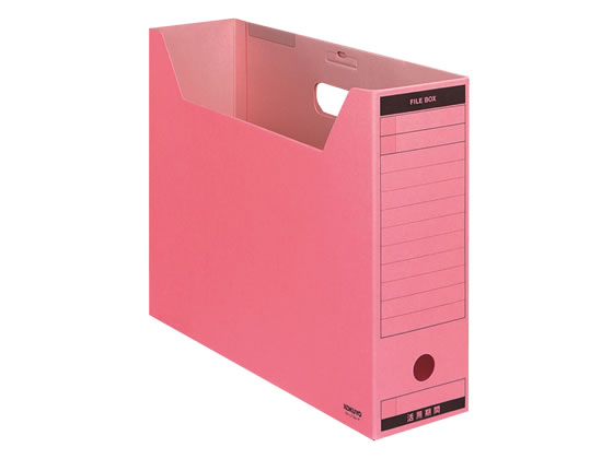 コクヨ ファイルボックス-FS〈Bタイプ〉B4ヨコ 背幅102mm ピンク 1冊(ご注文単位1冊)【直送品】