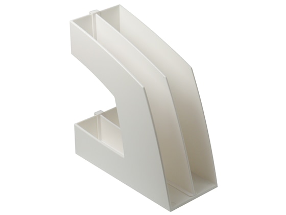 ソニック ファイルボックス A4タテ 背幅107mm ホワイト FB-708-W 1個(ご注文単位1個)【直送品】