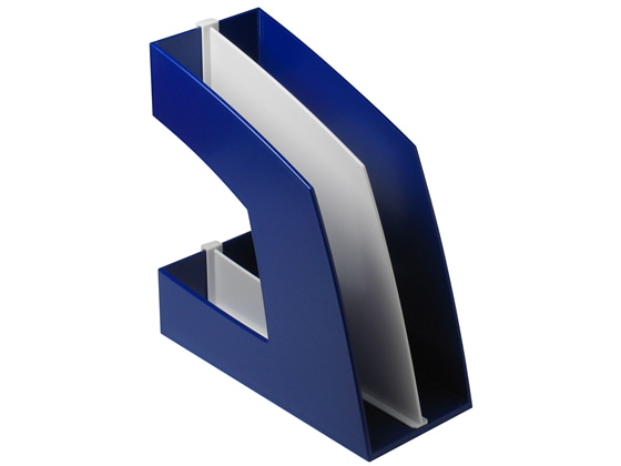 ソニック ファイルボックス A4タテ 背幅107mm ブルー FB-708-B 1個(ご注文単位1個)【直送品】