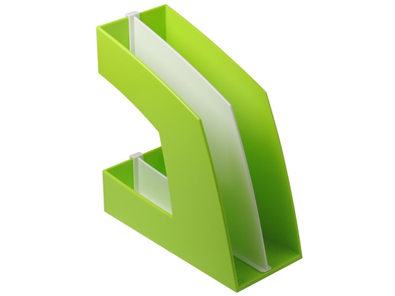 ソニック ファイルボックス A4タテ 背幅107mm グリーン FB-708-G 1個(ご注文単位1個)【直送品】