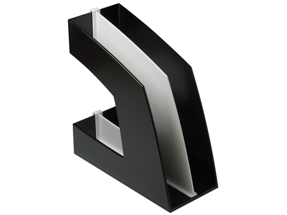 ソニック ファイルボックス A4タテ 背幅107mm ブラック FB-708-D 1個(ご注文単位1個)【直送品】