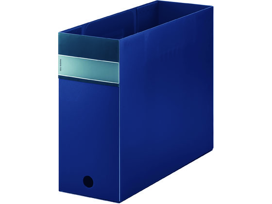 キングジム フェイバリッツ ボックスファイル A4ヨコ 背幅111mm ネイビー 1個(ご注文単位1個)【直送品】