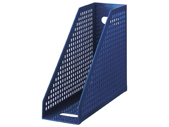 セキセイ シスボックス A4タテヨコ両用 背幅105mm 青 SBX87 1個(ご注文単位1個)【直送品】