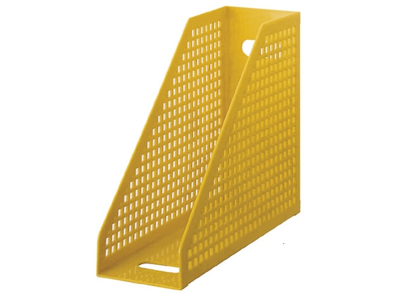 セキセイ シスボックス A4タテヨコ両用 背幅105mm 黄 SBX87 1個(ご注文単位1個)【直送品】