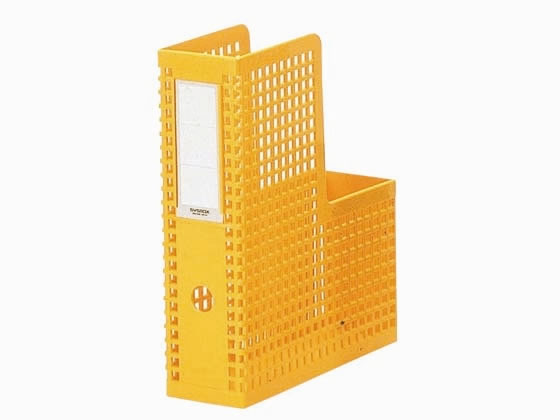 セキセイ シスボックス A4タテ 背幅85mm 黄 SBX85 1個(ご注文単位1個)【直送品】