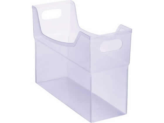 ライオン ボックスファイル〈フリーボックス〉A4ヨコ 背幅127mm 紫 1個(ご注文単位1個)【直送品】