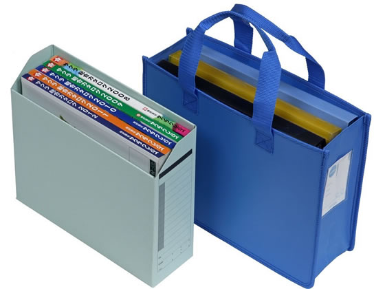 サクラ ノータム オフィス・トートバッグJ(自立タイプ) ブルー UNT-A4J#36 1個(ご注文単位1個)【直送品】