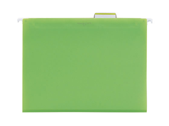 リヒトラブ ハンギングフォルダー A4ヨコ 黄緑 5枚 G1641-6 1パック(ご注文単位1パック)【直送品】